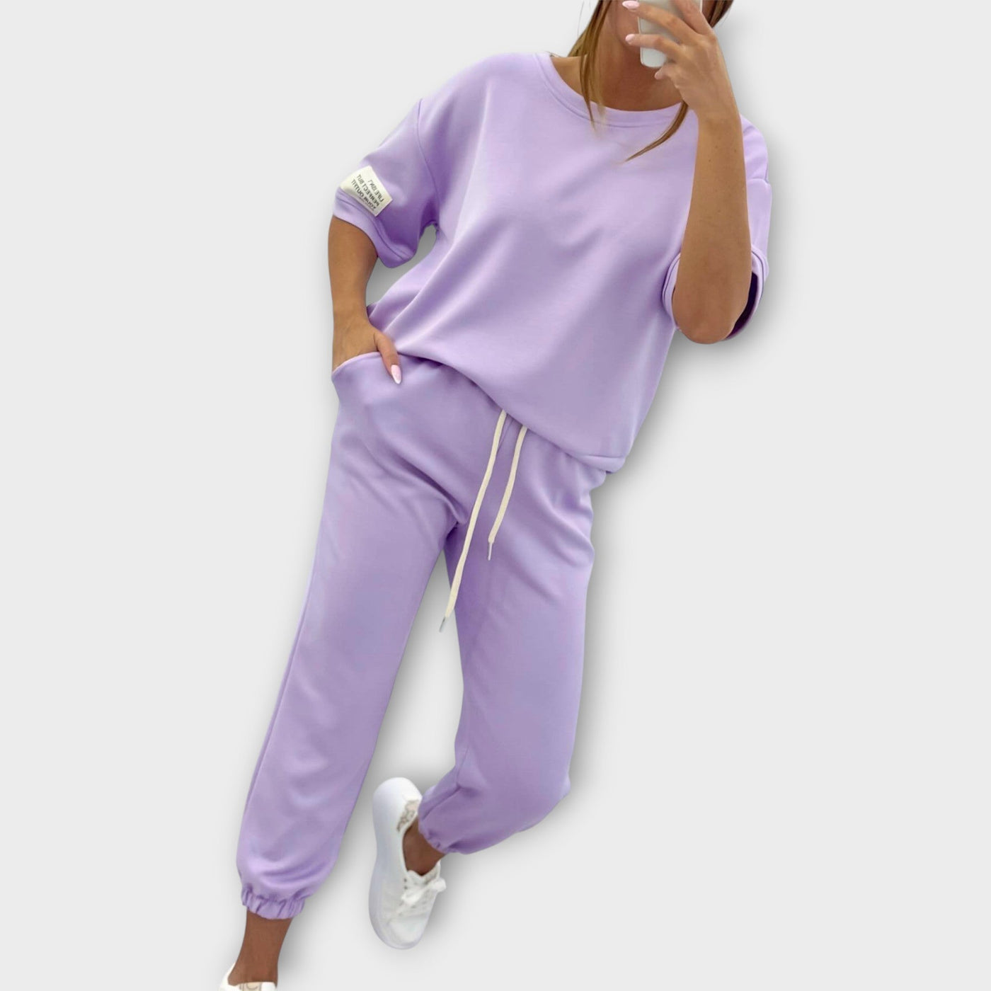 Σετ Loungewear με Χαλαρή Γραμμή 