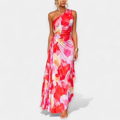 Φόρεμα με Ασύμμετρο Σχέδιο