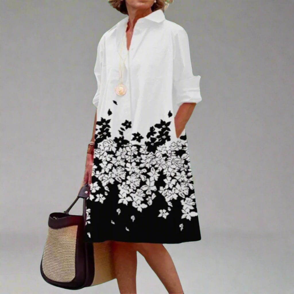 Χειροποίητο Μίντι Φόρεμα με Σχέδιο Πουά