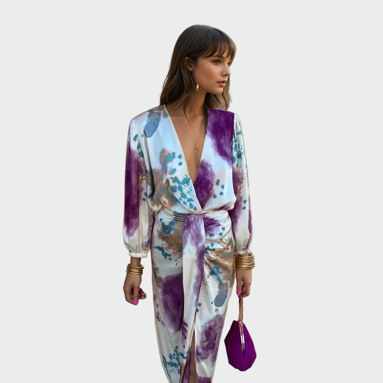 Κομψό Ρευστό Φόρεμα