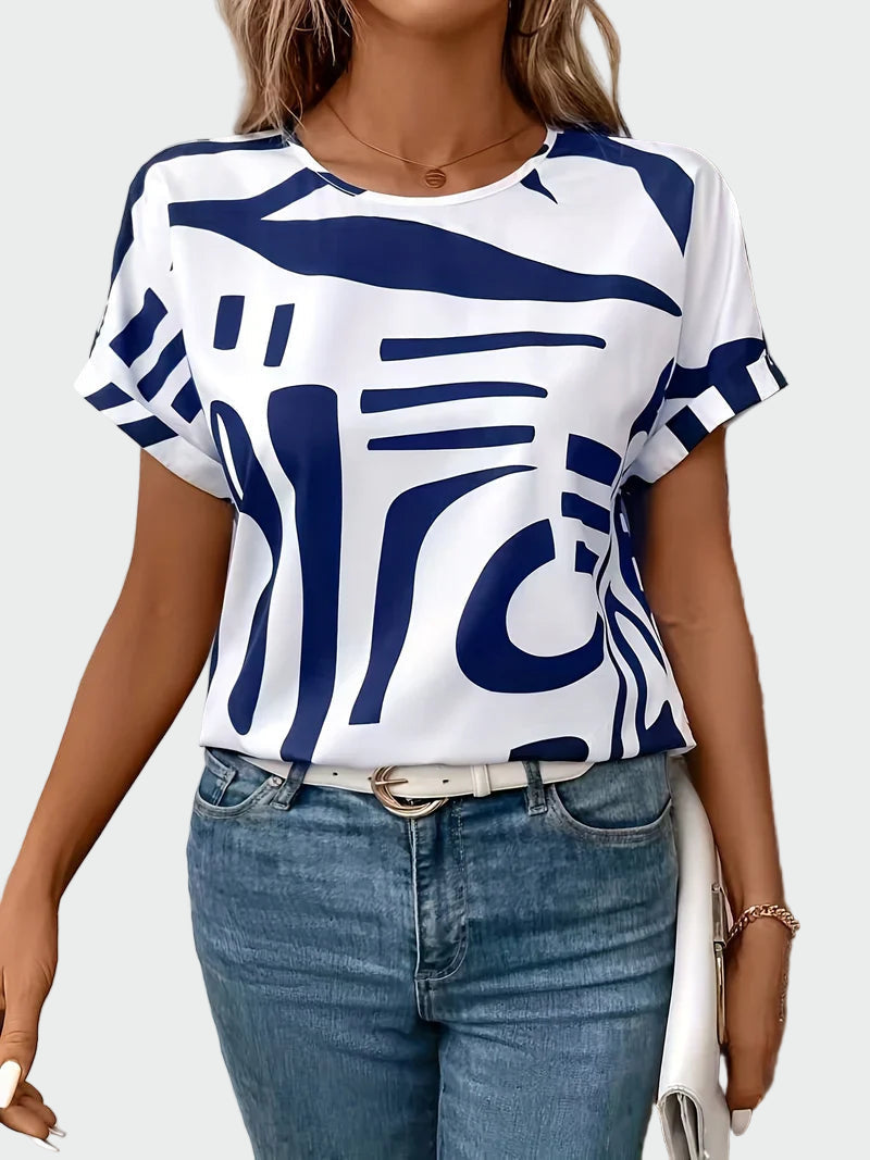 Κομψή καλοκαιρινή μπλούζα