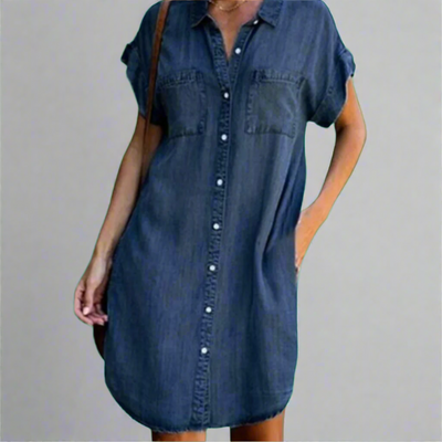 Μίνι φόρεμα από ελαστικό ύφασμα