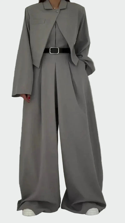 Σετ Μπαστιέ και Ζακέτα Στυλ Κομψό &amp; Μοντέρνο