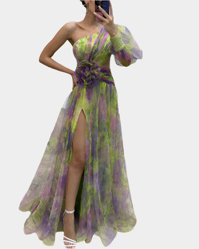 Ρομαντικό Φόρεμα με Άνοιγμα