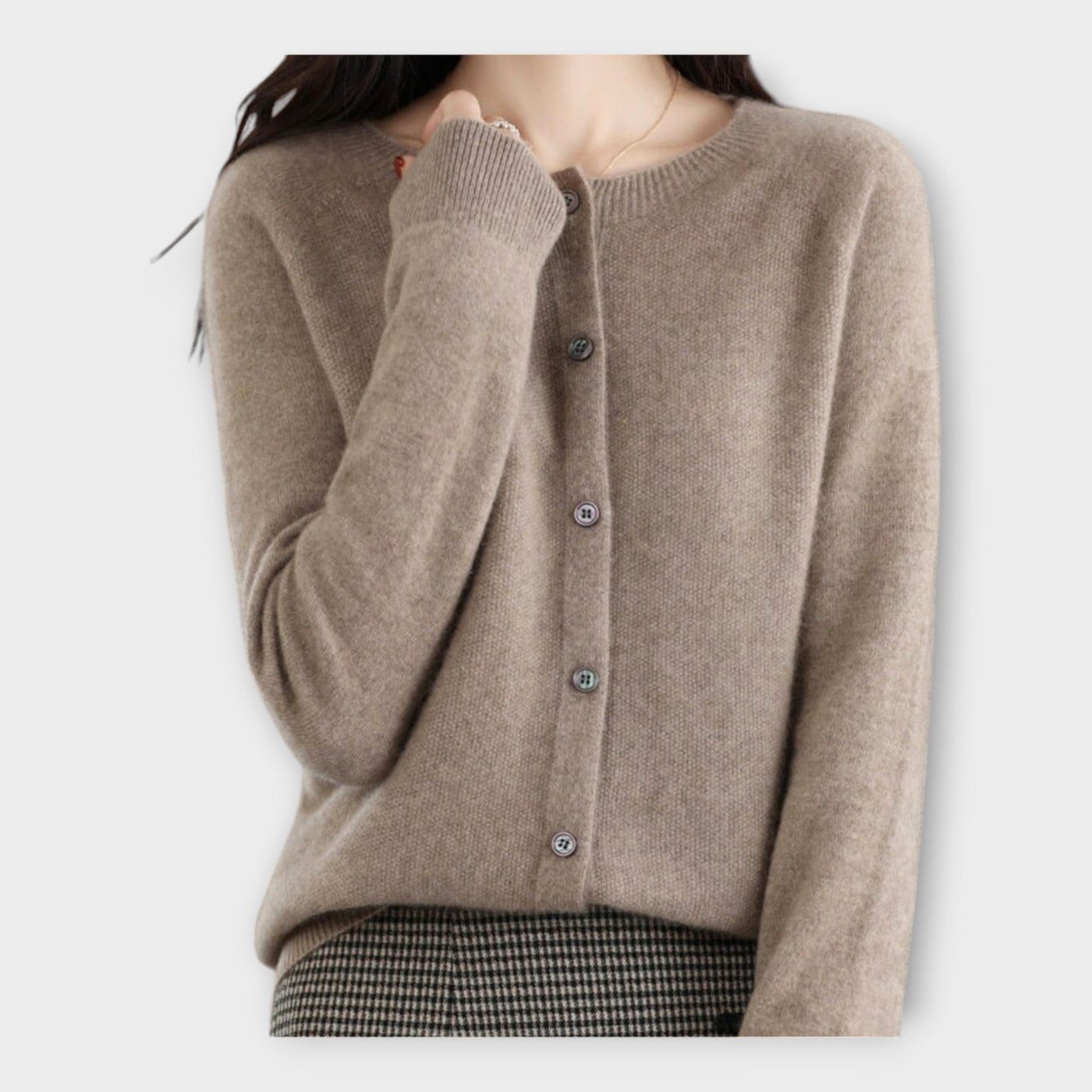 Κομψή Ζακέτα με Κουμπιά