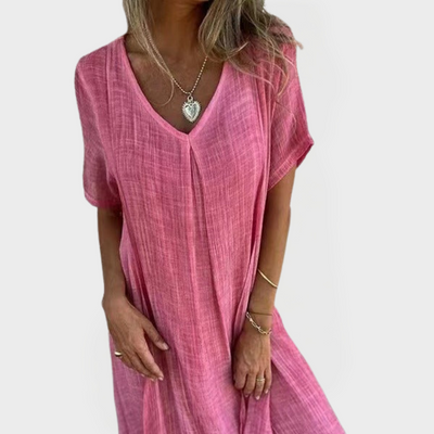 Φόρεμα με V-Λαϊμόκοψη