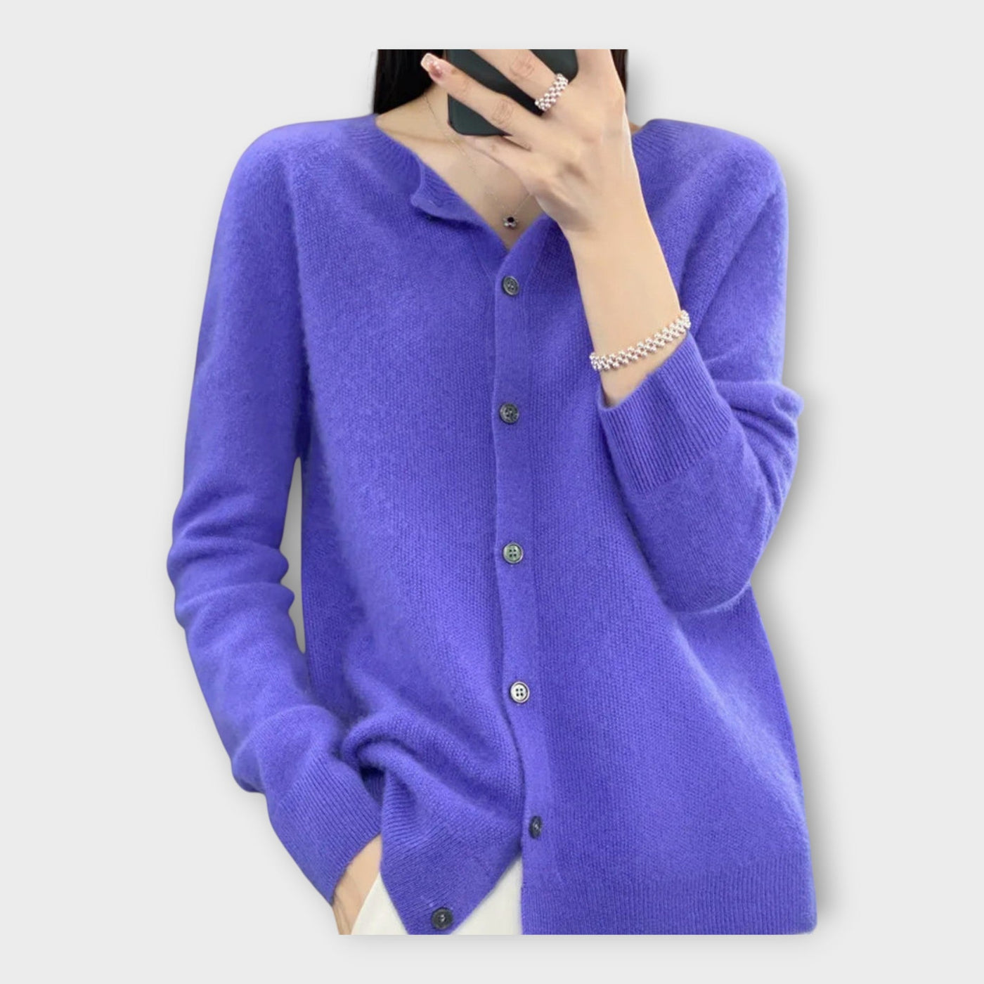 Κομψή Ζακέτα με Κουμπιά