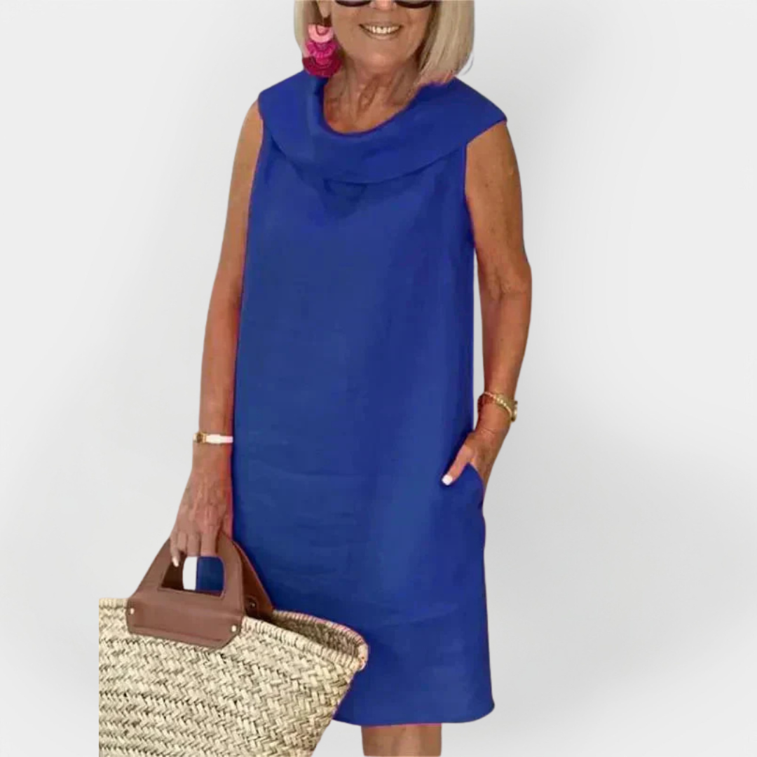 Φόρεμα με Κρουαζέ Γιακά