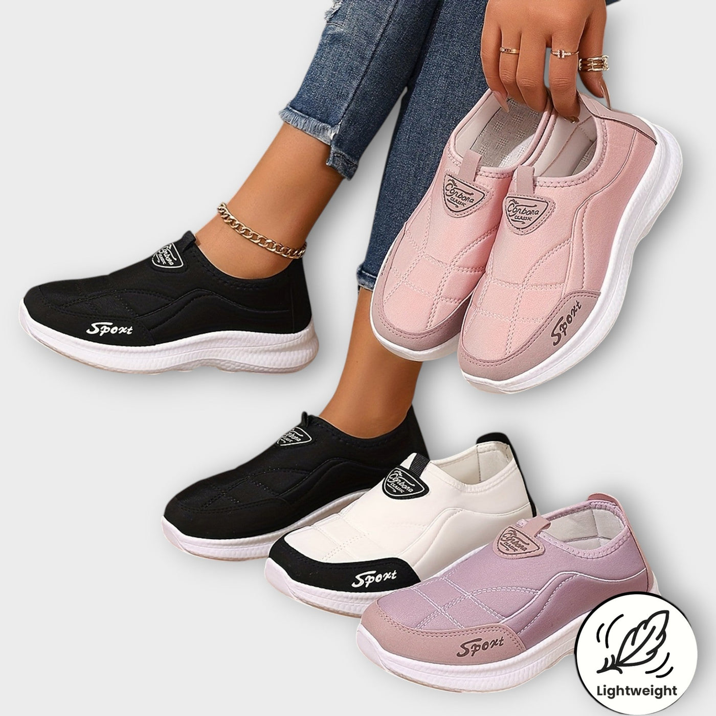 Αθλητικά Slip-On Παπούτσια 