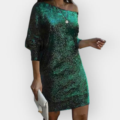 Φόρεμα Βραδινής Εξόδου με Παγιέτες