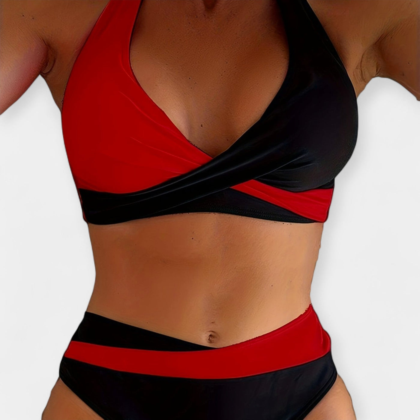 Μπικίνι με Σταυρωτό Λαιμό