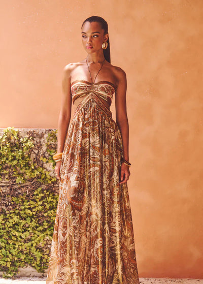 Φόρεμα Μάξι Χρυσή Αύρα