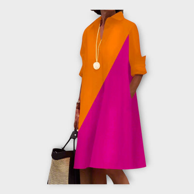 Κομψό Φόρεμα Πόλο από Πριμιούμ Ύφασμα