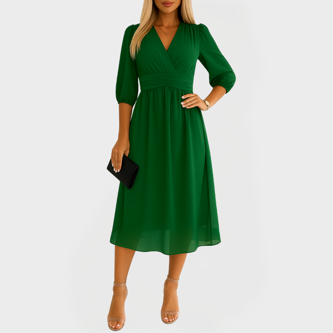 Αέρινο Φόρεμα από Μεταξωτό Σιφόν για Κομψές Εμφανίσεις