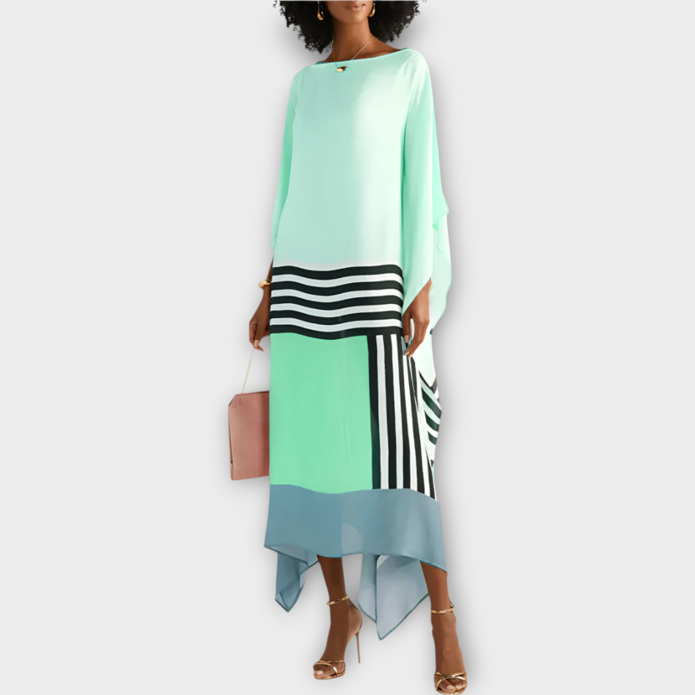 Καφτάνι Με Γραμμικό Σχέδιο