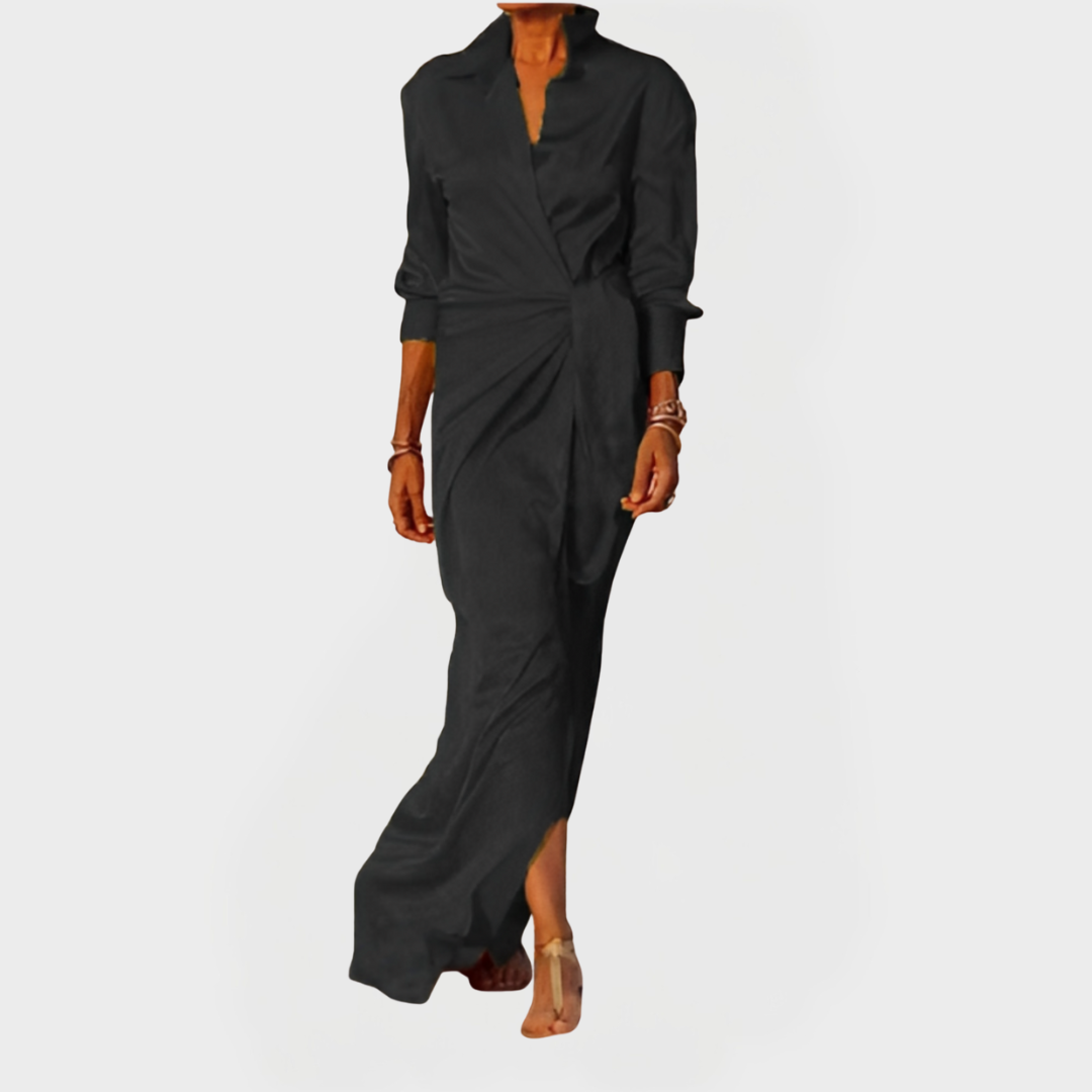 Μακρύ Φόρεμα για Επίσημες Περιστάσεις με Φιόγκο