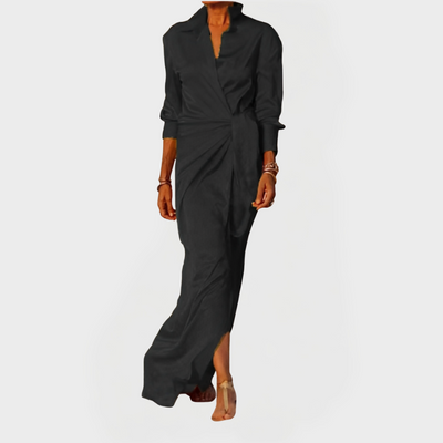 Μακρύ Φόρεμα για Επίσημες Περιστάσεις με Φιόγκο