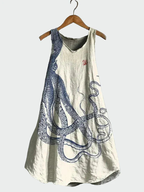 Φόρεμα με Μοτίβο Πλοκάμια