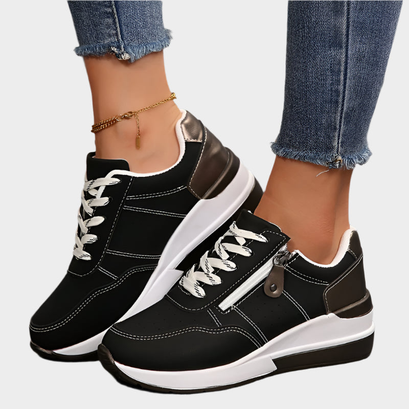 Ορθοπεδικό Παπούτσι με Φερμουάρ και Χοντρή Σόλα