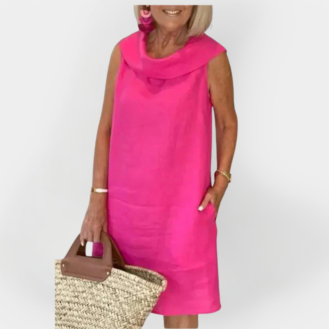 Φόρεμα με Κρουαζέ Γιακά