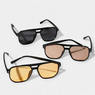 Τετράγωνα Γυαλιά με Ριβέτα