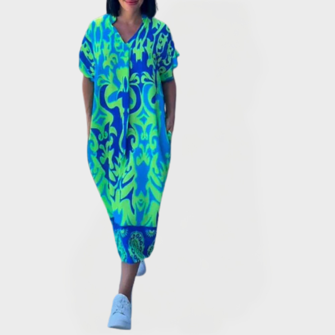 Κομψό Φόρεμα με Τσέπες