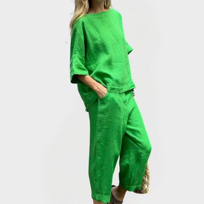 Σετ Φόρεμα με Φυσικά Σχέδια