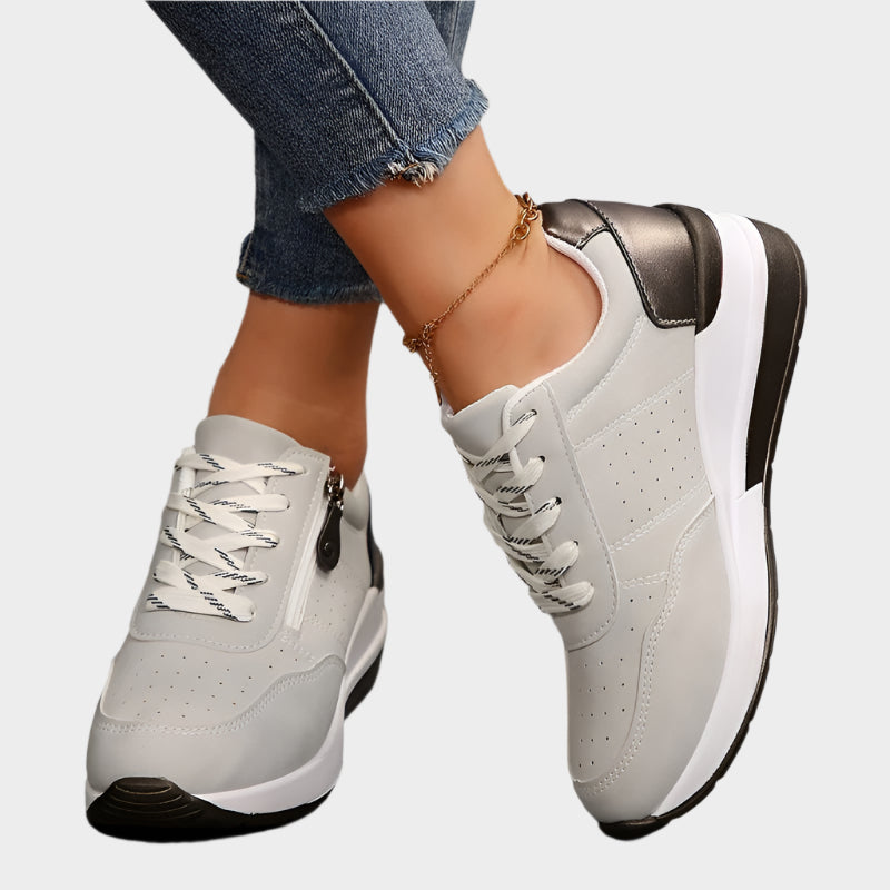 Ορθοπεδικό Παπούτσι με Φερμουάρ και Χοντρή Σόλα