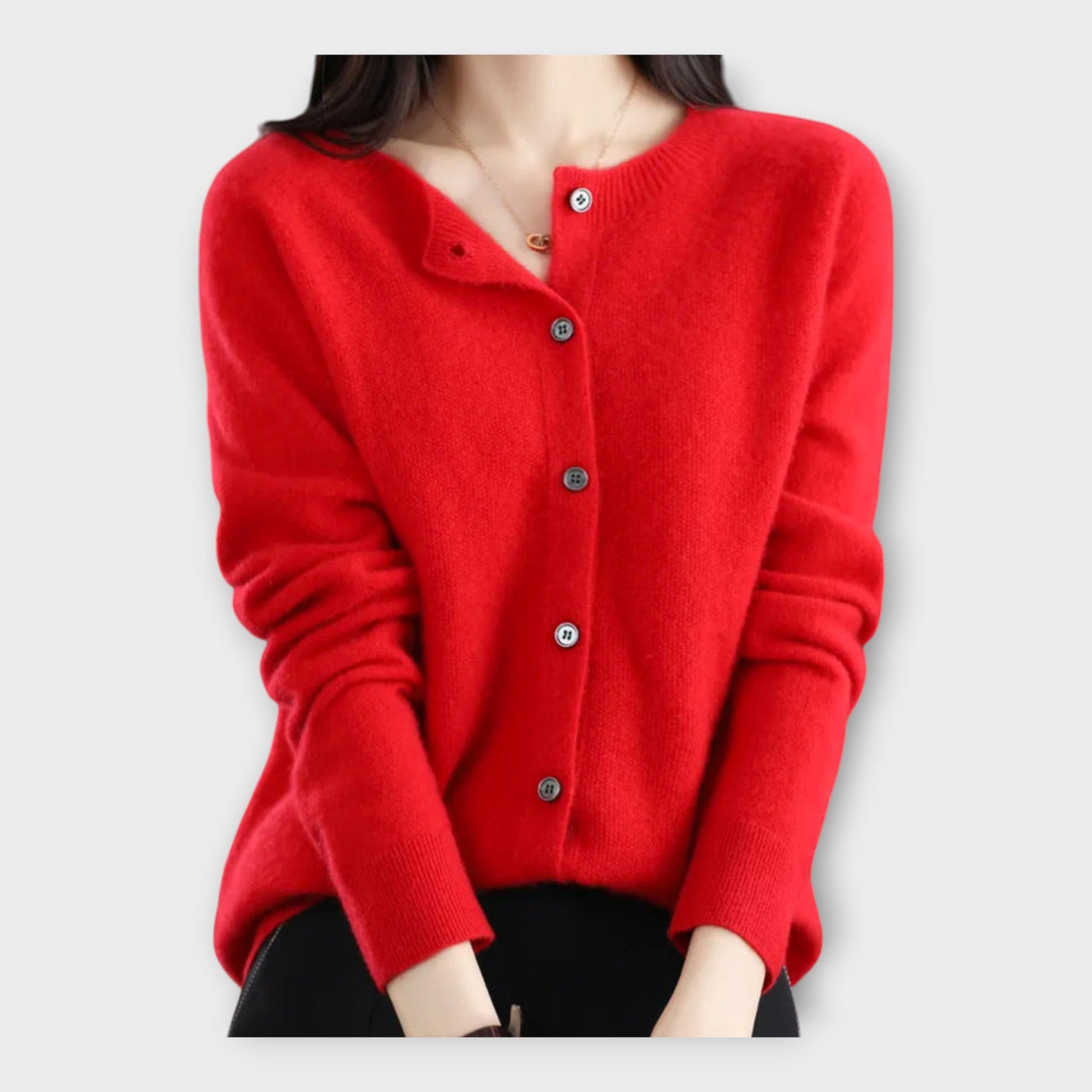 Κομψή Ζακέτα με Κουμπιά