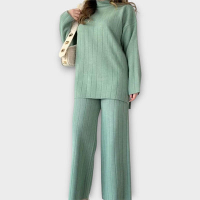 Πλεκτό Σετ με Χαλαρή Εφαρμογή