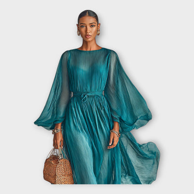 Αέρινο φόρεμα με κομψή και διαχρονική αισθητική