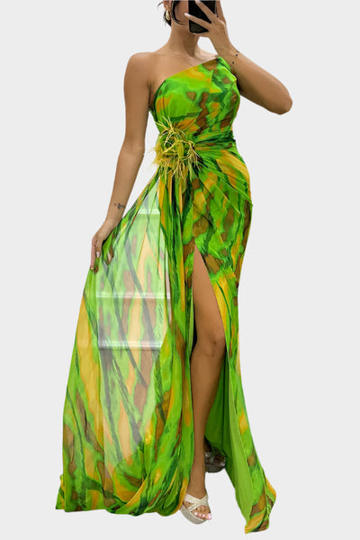 Χρωματιστό Αέρινο Φόρεμα