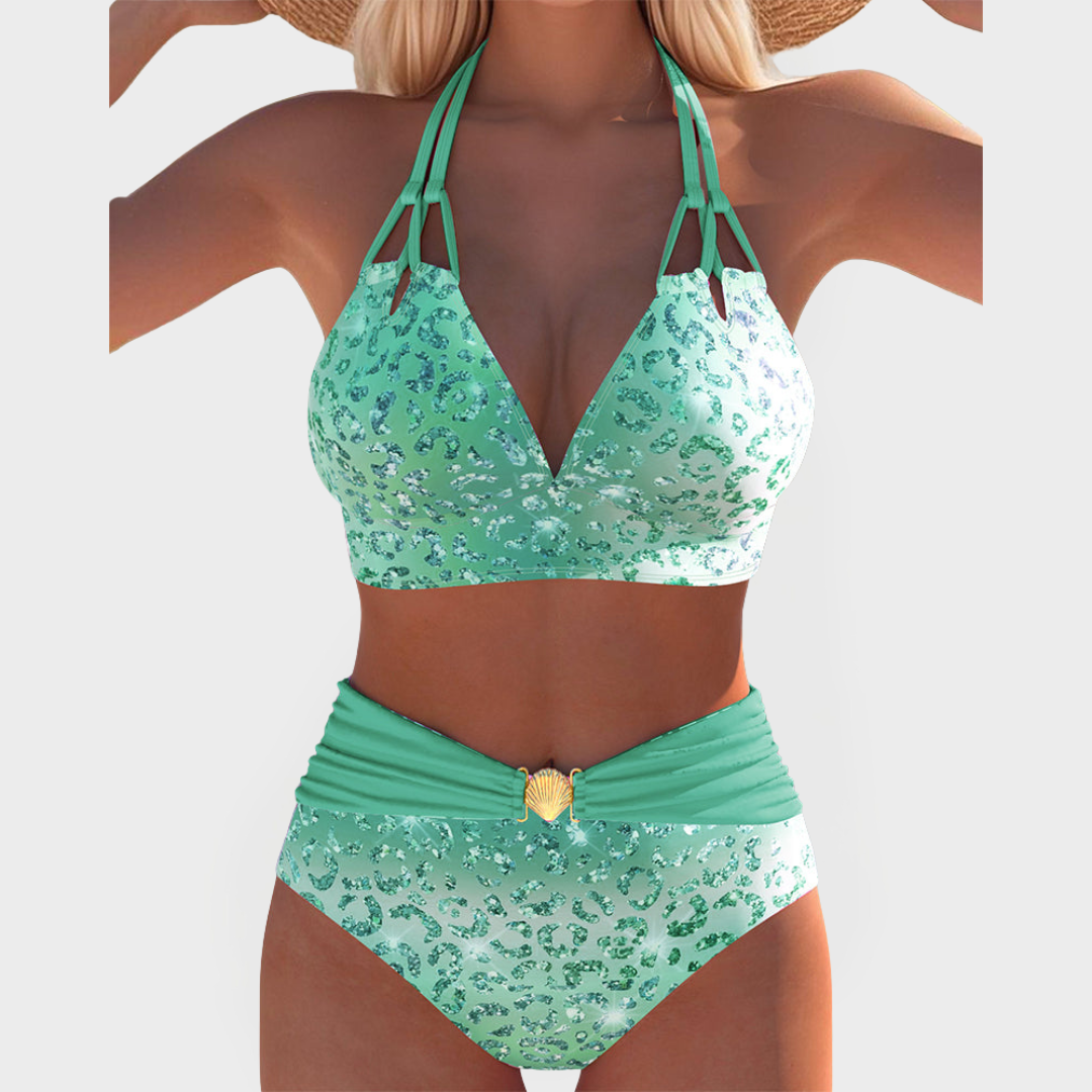 Σέξι Μπικίνι με Εμπριμέ Σουτιέν 