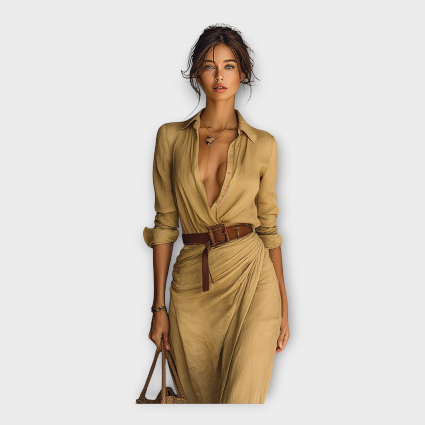 Αέρινο φόρεμα με διαχρονική κομψότητα