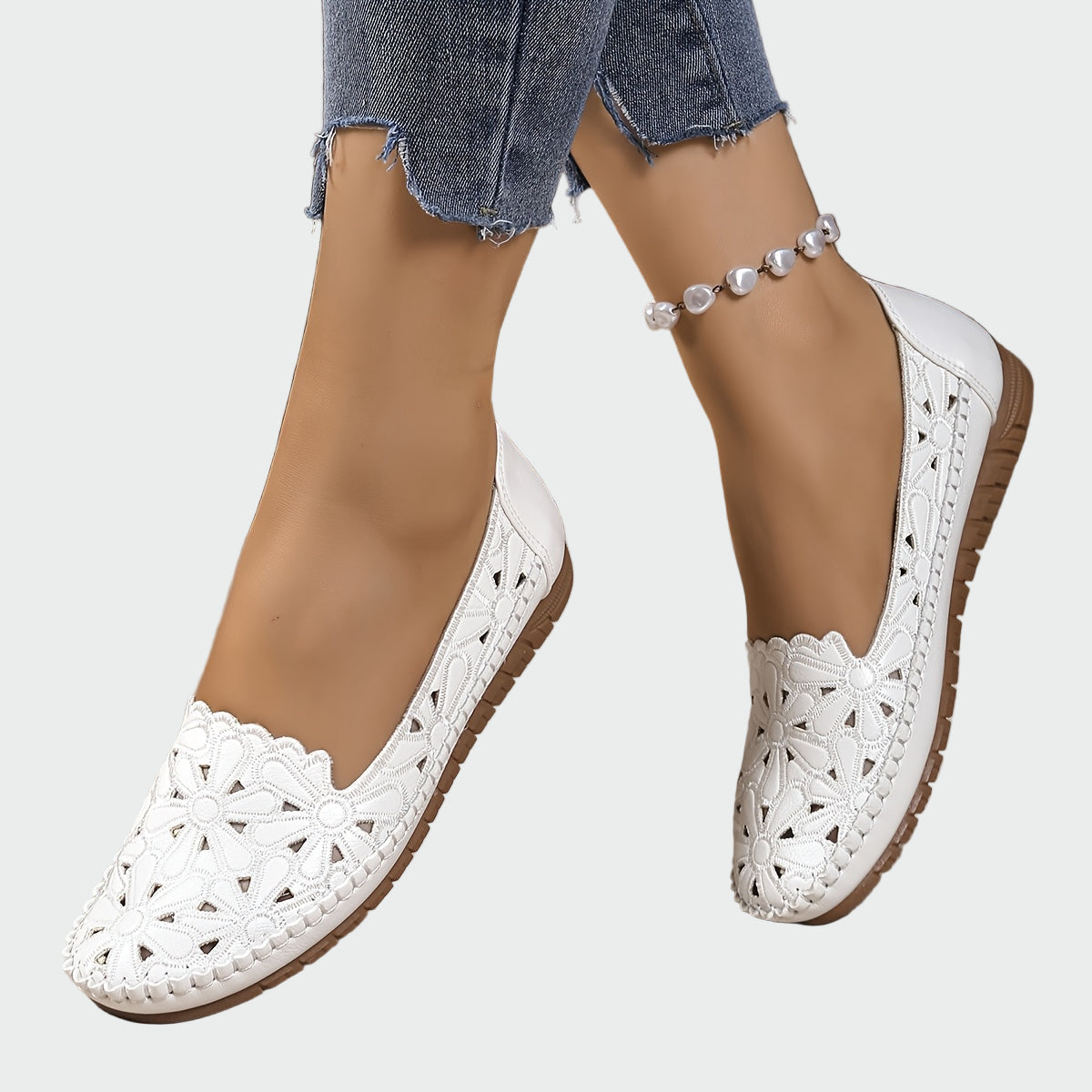 Άνετα Ελαφριά Ορθοπεδικά Παπουτσιά με Διατρήσεις