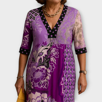 Φόρεμα με Κομψό Ντεκολτέ και Μοναδικά Σχέδια 