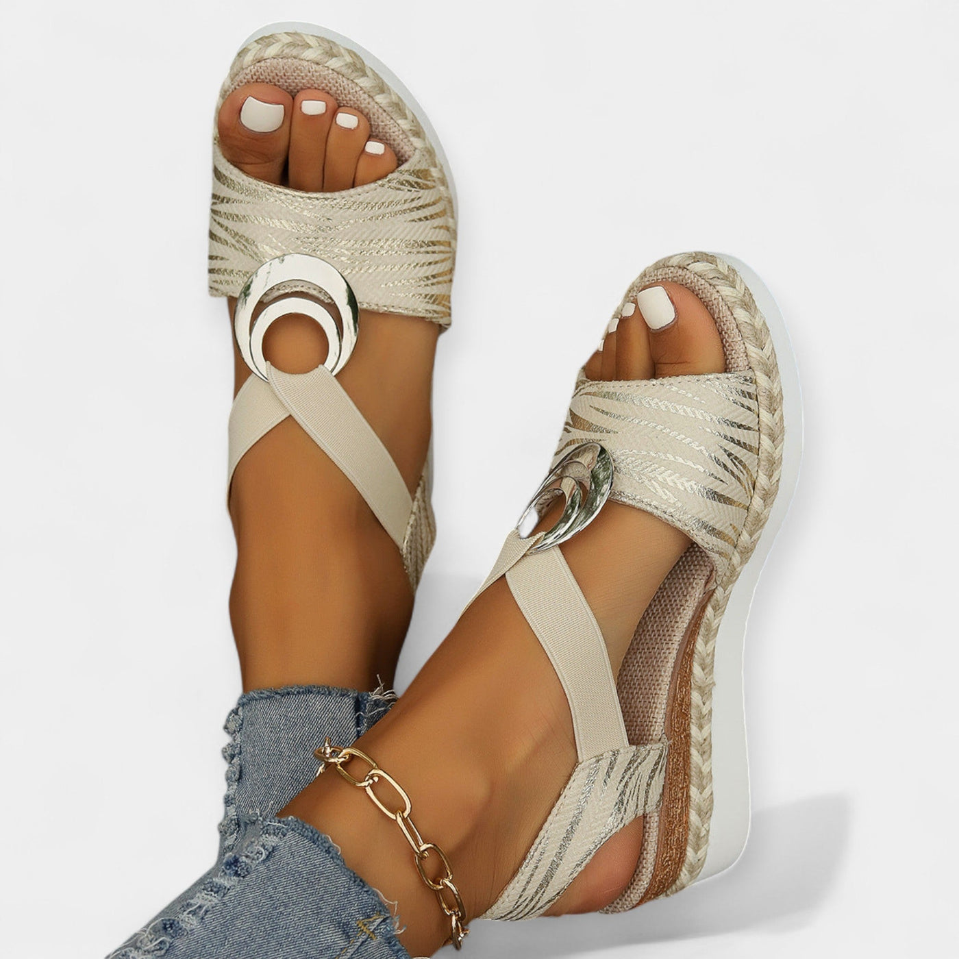 Ρωμαϊκά Σανδάλια με Πλέξη