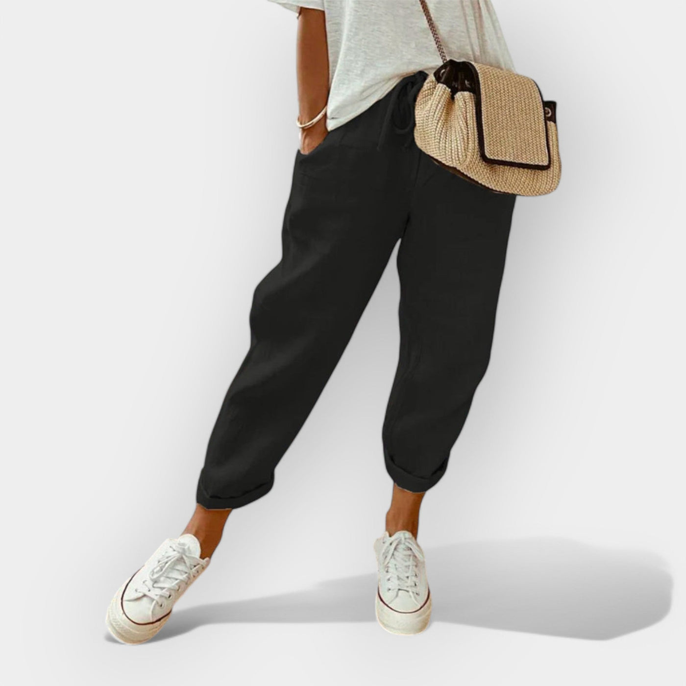 Ανάλαφρο Λινό Παντελόνι