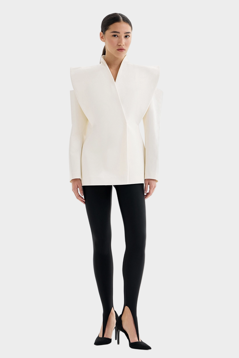 Γλυπτό σακάκι με τονισμένους ώμους