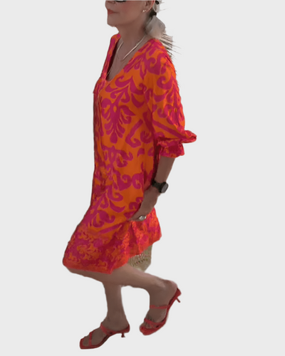 Μίντι Φλοράλ Φόρεμα