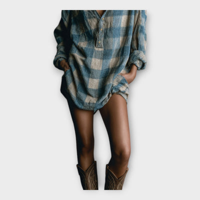 Πουκαμίσο φόρεμα με χαλαρή κομψότητα