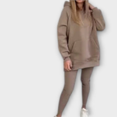 Σετ Φόρμας με Χαλαρή Εφαρμογή και Minimal Αισθητική 