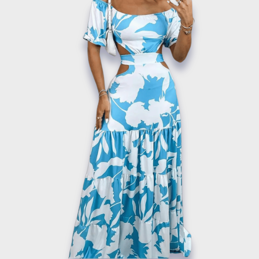 Σιλουέτα-τονιστικό φόρεμα από πολυτελές ύφασμα