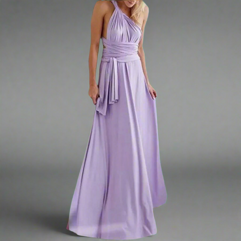 Φόρεμα μεταμορφωμένο από εκλεκτό ύφασμα