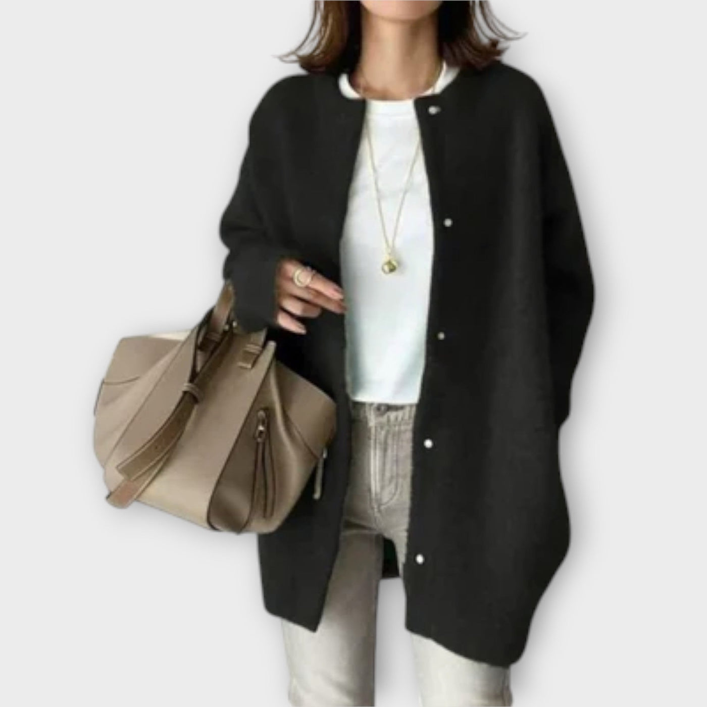 Lilly - Κομψό Πλεκτό Ζακέτα 