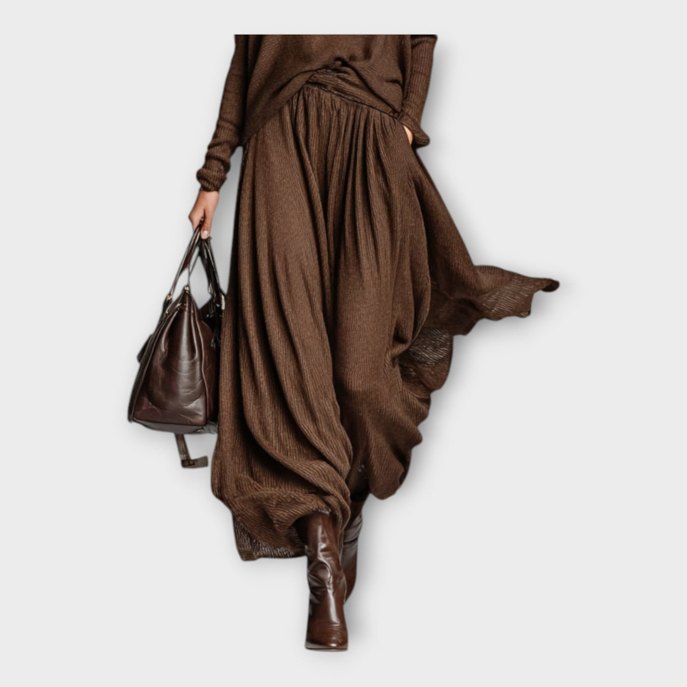 Πλεκτό σετ με αέρινη κομψότητα