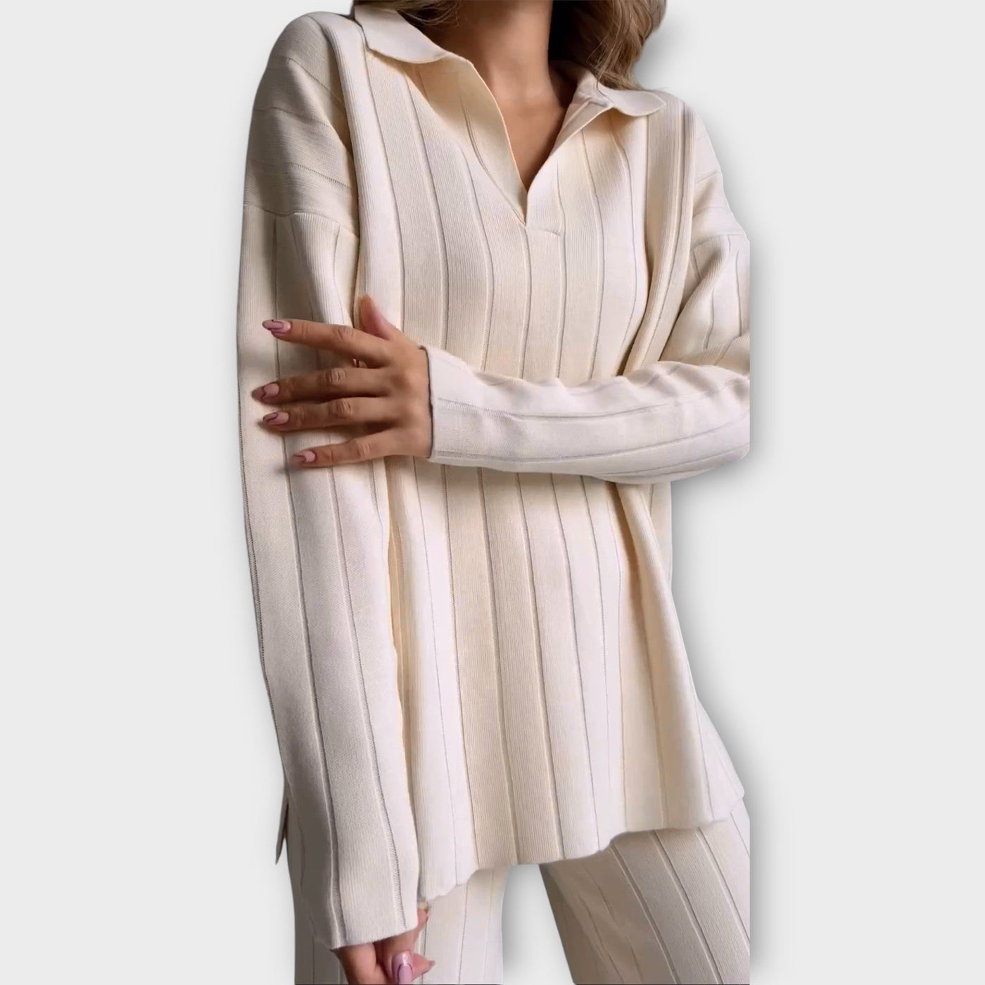 Σετ με Ριχτή Γραμμή και Minimal Στυλ