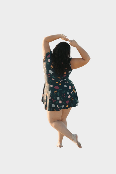 Μαγιό με Βολάν και Στήριξη Στήθους