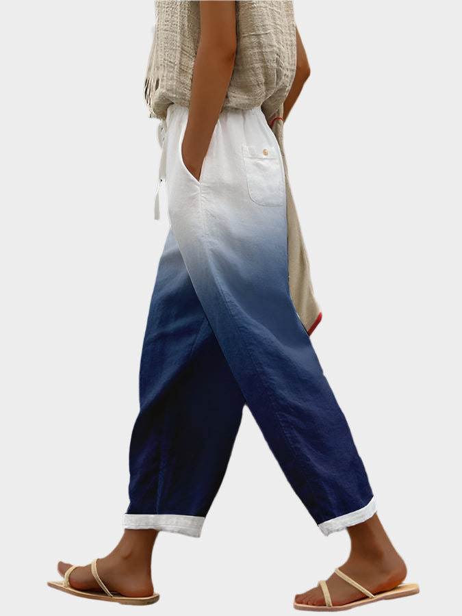 Χαλαρό Παντελόνι με Σχέδιο