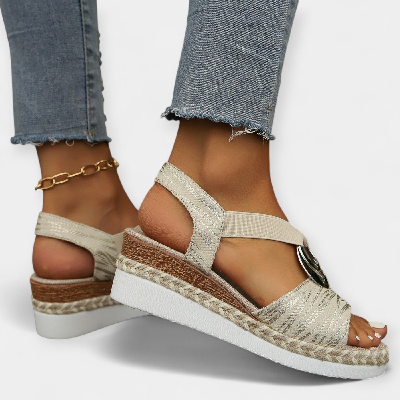 Ρωμαϊκά Σανδάλια με Πλέξη